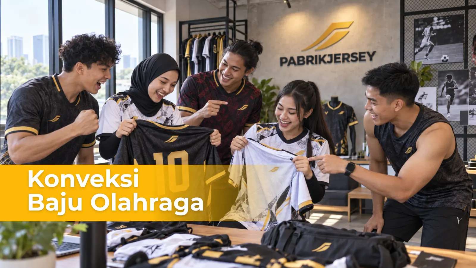 Konveksi Baju Olahraga Bandung: Bikin Seragam Custom Standar Pro