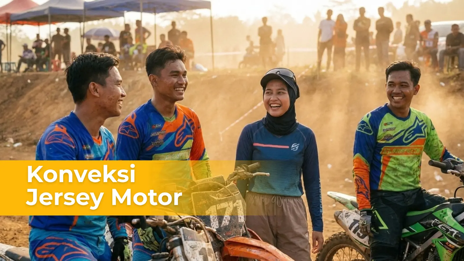Konveksi Jersey Motor Custom: Bikin Baju Motocross Tangguh