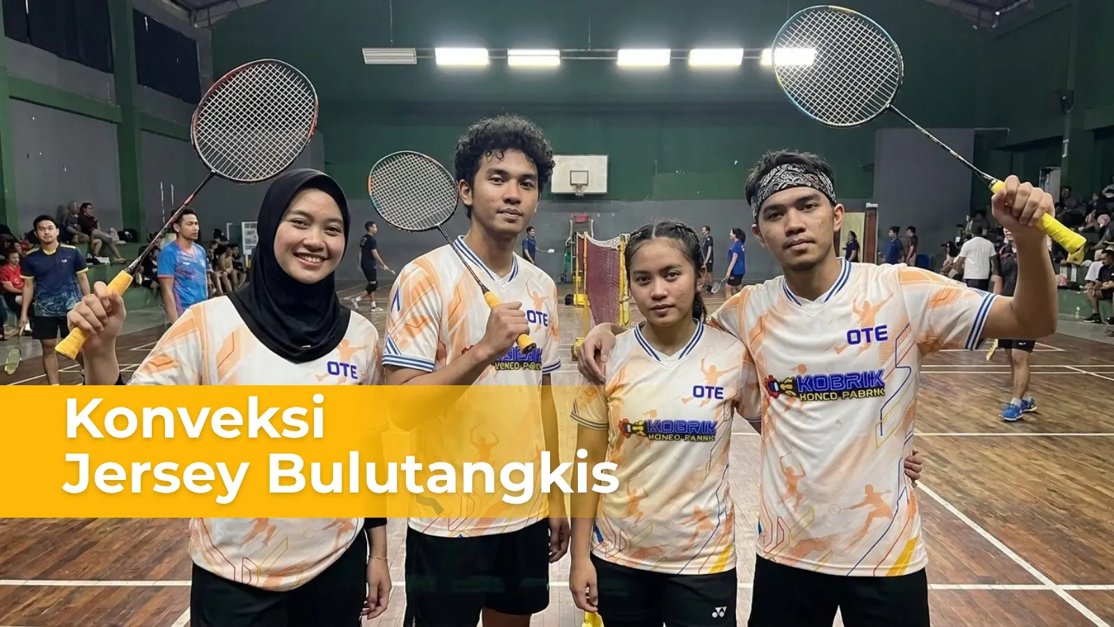Konveksi Jersey Bulutangkis Custom Printing untuk Wujudkan Identitas Tim
