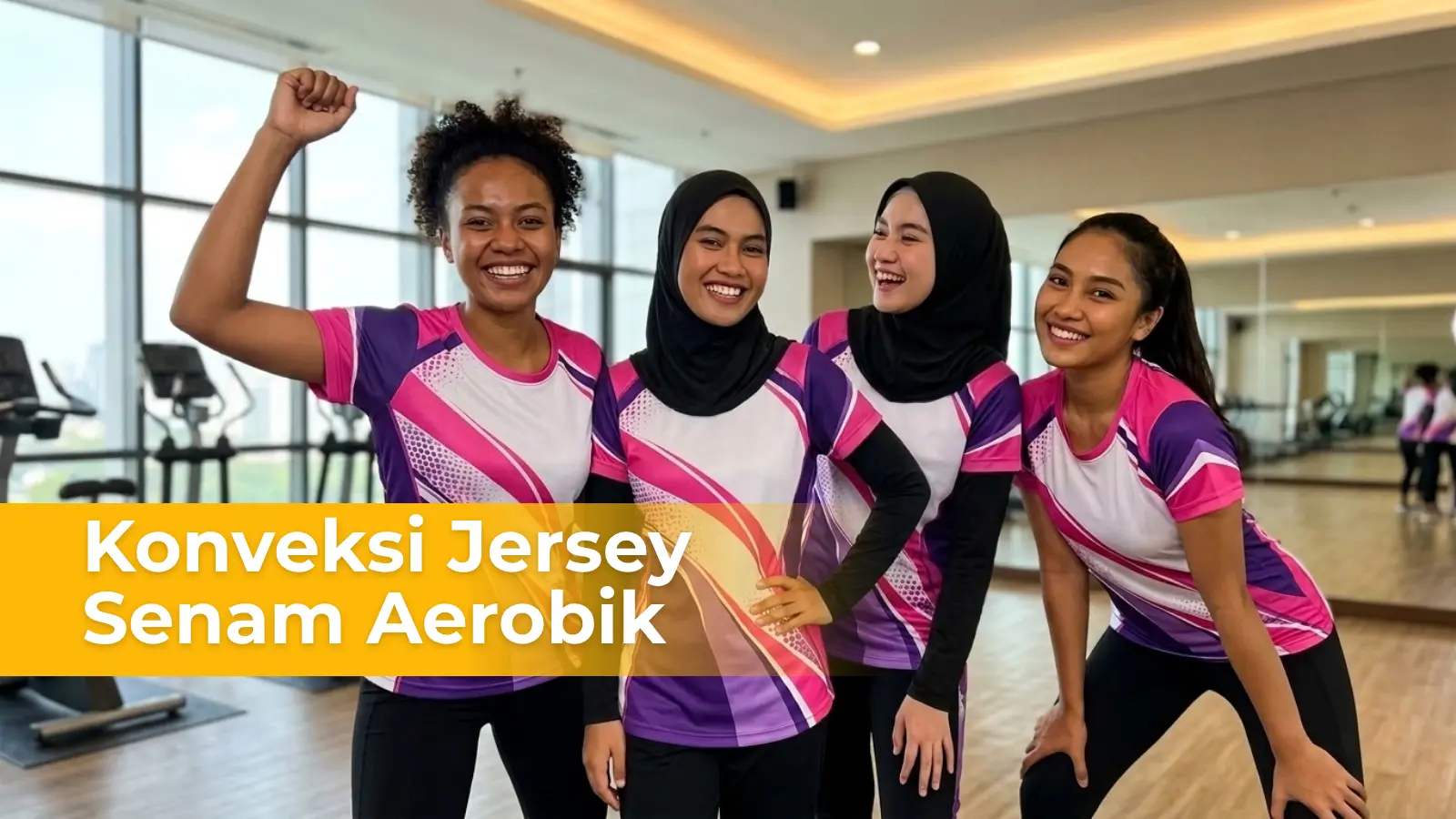 Spesialis Konveksi Jersey Senam Aerobik Custom