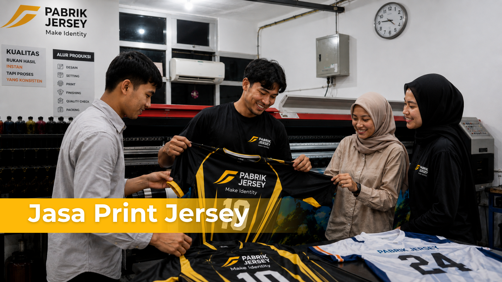 Jasa Print Jersey Bandung Terbaik, Representasi Identitas Tim