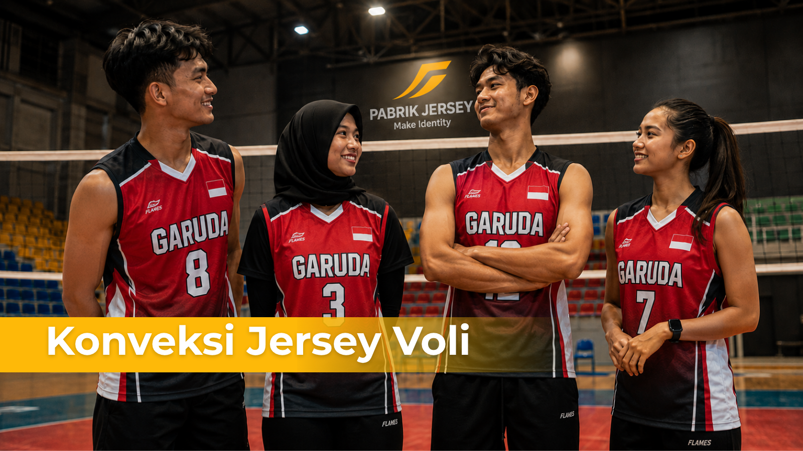 Rekomendasi Konveksi Jersey Voli Custom Terbaik untuk Tim Pro & Komunitas