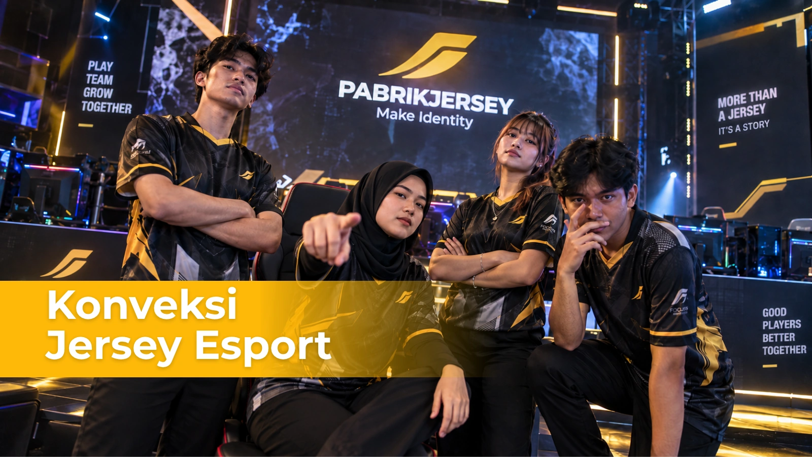 Konveksi Jersey Esport Custom Bikin Seragam Tim Anti-Silau